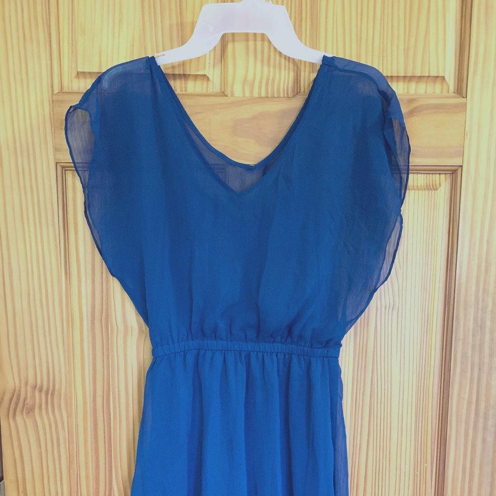Express size small teal colored dress